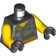 Lego tělo, černá (6232509)